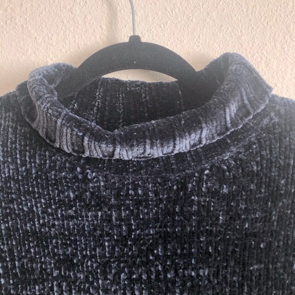 Cynthia Rowley mock neck royal blue sweater - Picture 5 of 5